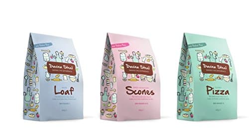 Davina Steel - Gluten Free & Coeliac Friendly Baking Mixes (3 Classic Mixes (Scone, Pizza, White Loaf), Special Bundle (Yeast Included))