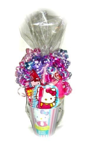 Hello Kitty Fun Gift Pail Basket Great for Birthdays, Easter Basket, Holidays or Anytime