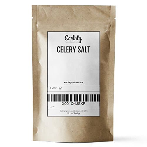 Celery Salt - Earthly Spices Premium Culinary Celery Salt (12 Ounces)