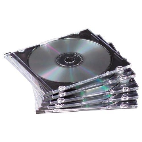 mediaxpo 400 Slim Black CD Jewel Cases