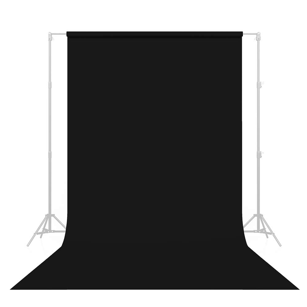 Savage Seamless Paper Photography Backdrop - Color #20 Black, Size 86 Inches Wide x 36 Feet Long, Backdrop for YouTube Videos, Streaming, Interviews and Portraits - Made in USA