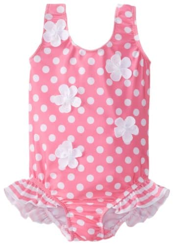 Flap Happy Little Girls' So Many Flowers Swimsuit
