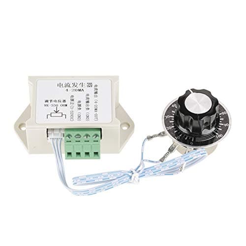 Yanmis 4-20mA Generator, 4-20mA Current Generator Adjustable Analog Quantity Current Generator Module for PLC, Frequency Converter,