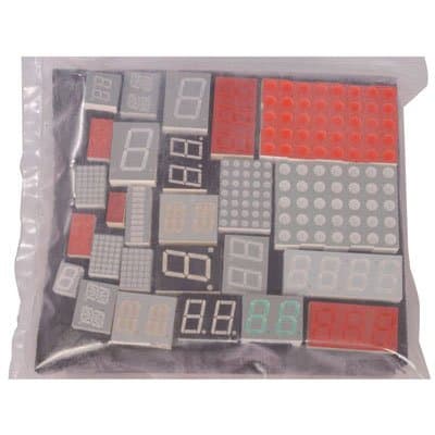 Jameco Valuepro GB162 Grab Bag 7 Segment Dot Matrix and Bar Display