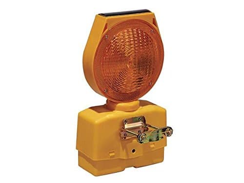 Cortina Safety Products 03-10-SBLG Solar Barricade Lamp, Amber Lens, 6V Rechargeable (Pack of 4)