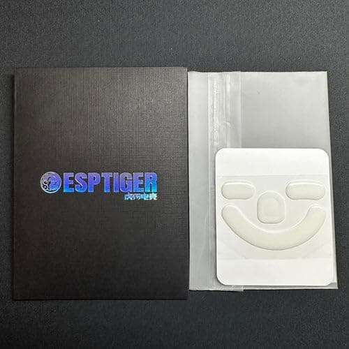ESPTIGER Esports Tiger ICE V2 - Razer Deathadder V3 Pro Replacement Feet, White, 5 Buttons, USB, Gaming, Modern, Animal Theme, Ambidextrous, Optical, Corded Electric