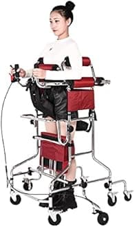 Adult Standing Walking Aid Walker for Seniors, Hemiplegia Rehabilitation Standing Frame for The Elderly, Disabled, The Postoperative Rehabilitation,A2