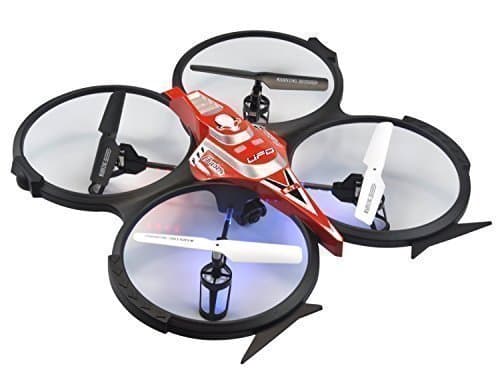 SkyCo Drone UFO Rc Quadcopter with Video & Photo Camera,two Modes Quad (sport & Indoor), 2.4ghz 6-axis Gyro Rc Drones Quadcopters
