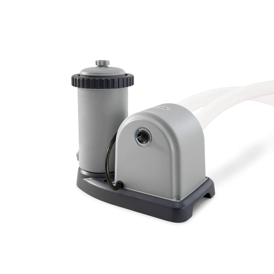 Intex C1500 Krystal Clear Cartridge Filter Pump for Above Ground Pools: 1500 GPH Pump Flow Rate – Improved Circulation and Filtration – Easy Installation – Improved Water Clarity – Easy-to-Clean
