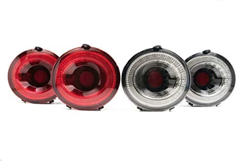 Morimoto XB LED Tail Light Assemblies Compatible with 2005-2013 Chevrolet Corvette C6 (Red)