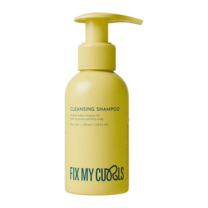FIX MY CURLS Cleansing Shampoo for Curly and Wavy Hair, 3.52 Oz