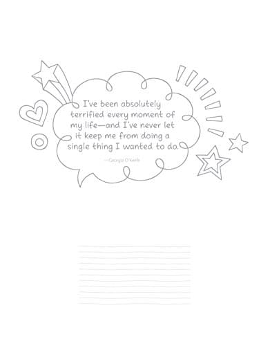 Notebook Doodles Go Girl!: Coloring & Activity Book: 6