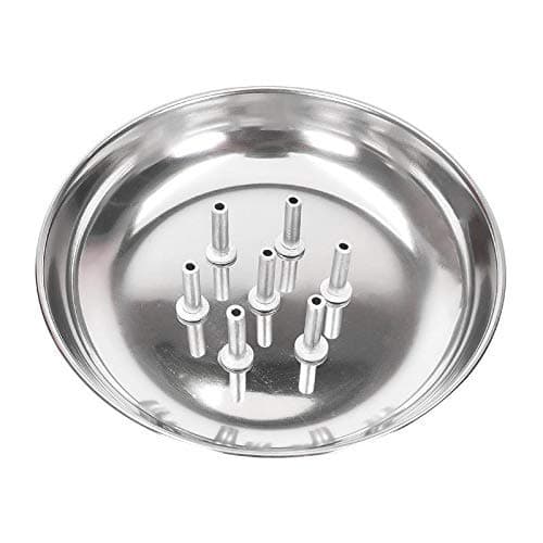 Incense Stick Holder Agarbatti Stand Dhoop Plate Ash Catcher Incense Burner Made Stainless Steel Traditional Religious and Spiritual Use and Also for Ethnic Festival for Multipurpose