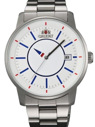 Orient 21-Jewel Automatic Disk Watch with Unique Rotating Hour Hand ER0200FD