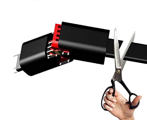 LitVibes New Charging & Sync Cuttable Cable New Technology,Adjustable,Reusable,Repairable And Long Lasting Magic Cable Compatible with Iphone's & Ipad's - Black