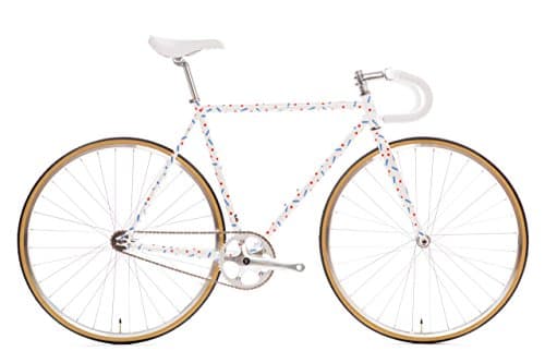 State Bicycle 4130 Steel - Pardi B | Double Butted Grade Chromoly Steel - Fixed Gear/Single Speed Road Bike | 62cm Drop