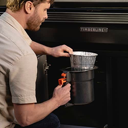 Traeger Grills BAC608 EZ-Clean Grease & Ash Keg 5 Pack Drip Bucket Liner, Aluminum