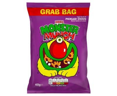 Munch Grab Bag Pickled Onion Flavour Baked Corn Snack (40g x 30)