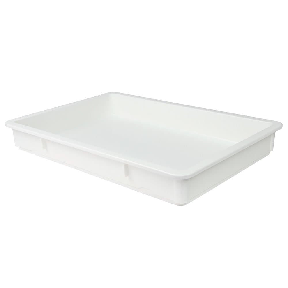 DB18263P148 White 18" x 26" x 3" Pizza Dough Box