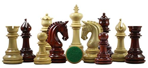Staunton Castle Alexandria Series Premium Chess Pieces 4.5"