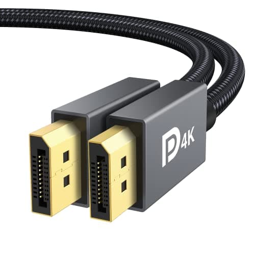 DisplayPort Cable, iVANKY DisplayPort Lead 144Hz/2M, Support [4K@60Hz, 2K@144Hz, 2K@165Hz, 3D, FreeSync&G-Sync], Nylon High Speed DP 1.2, Compatible for Gaming Monitor, TV, PC, Laptop and More