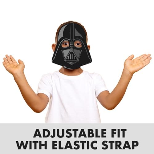 Unique Star Wars Masks & Button | Pack of 16 | Party Decorations | Birthday Decorations | Party Favors