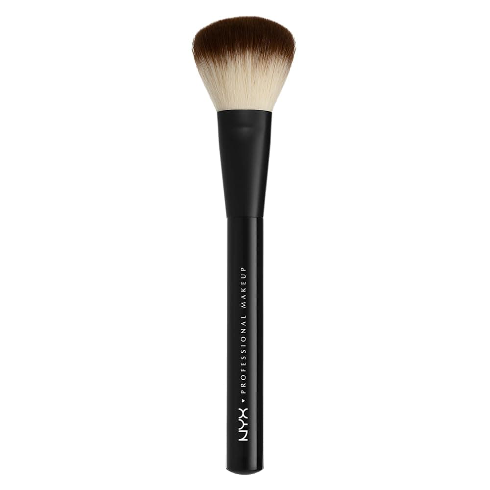 Nyx Professional MakEUp Pro BrUSh Powder 02 - Schminkpinsel, Einfacher Auftrag Von Losem Oder Kompaktem Puder, Weicher Make-Up Pinsel