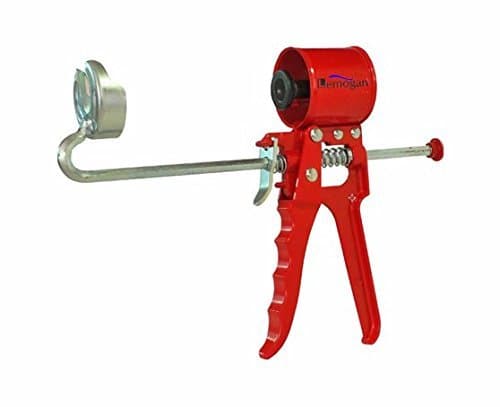 Lemogan's Compact Caulk Gun grade 1/10-gallon ,Extremely High Thrust Strength Squeezes 280 kg ,Industrial & Home Use