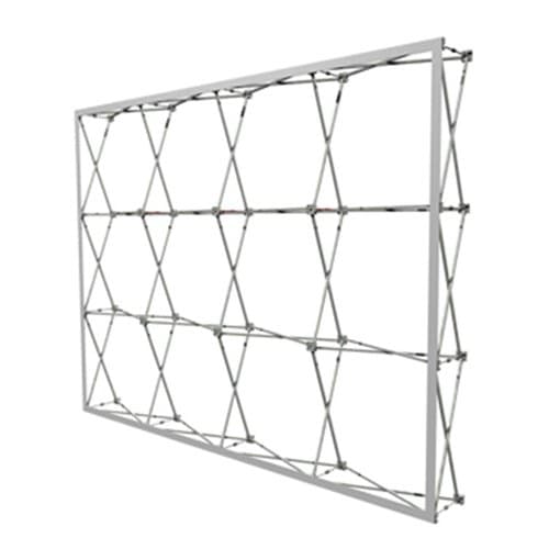 Pop Up Display Trade Show, Backdrop Booth Frame,Stand Pop up Free Case with Carrying Bag,10Feet