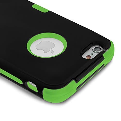 iPhone 6S Case, Limecase [JTD Series][Green] Shockproof Hard Rugged Rubber Minimalistic Thin Cover Cases with Dual Layer Impact Proof for Apple iPhone 6S (2015) & iPhone 6 (2014) (4.7 Inch) Devices
