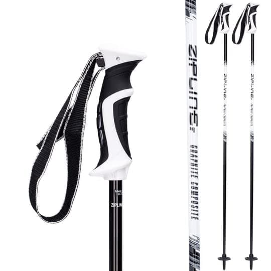 Zipline Lollipop 14.0 Ski Poles Graphite Carbon Composite