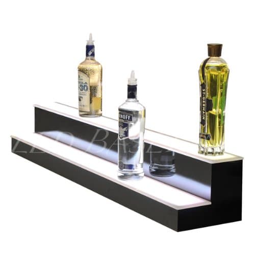 2 Step Bottle Glorifer Lighted Shelf 96"