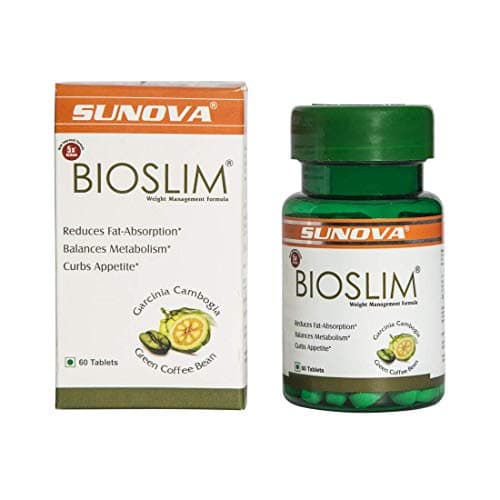Sunova Bioslim (Garcinia Cambogia Extract and Green Coffee Bean Extract) - 60 Tablets