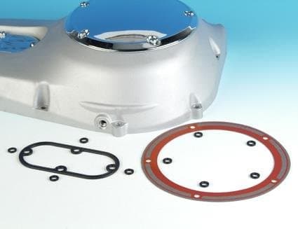 HARLEY DAVIDSON - Gaskets for Evolution Big Twin models - Primary gaskets - Model: Gasket kit, Inspection & Derby cover, Twin Cam Softail and Dyna 99-06 (except Dyna 06+) - Qty Conf.: Kit