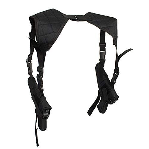 Tactical Chest Pack Pistol Bag, Western Cowboy Outdoor Leather Holster for 1911 & Glock, Quick-Draw Pistol Holster