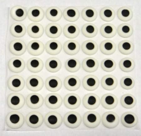 Candy Molds N More Edible Royal Icing Candy Eyes Cookie Decorations 7-16th inches, Quantity 84