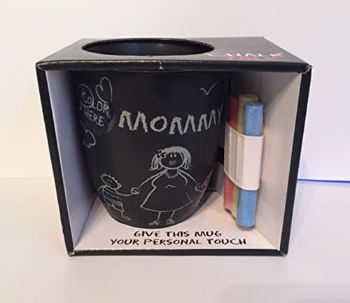 Chalk Talk Blackboard Mug with Chalk Mommy Color & Personalize
