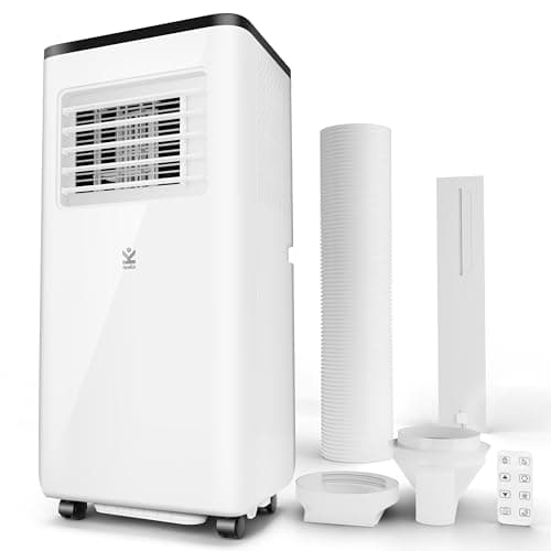 S-220 – Avalla Air Conditioner - 4-in-1 Portable Air Conditioner 9000 BTU with Dehumidifier, Fan & Sleep Mode - Quiet 50dB Cooling, Remote Control, Swing Function & Window Kit - Cools Rooms up to 88m³