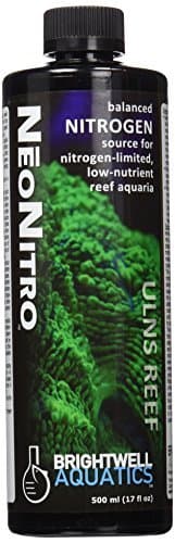 Brightwell Aquatics NeoNitro Nitrogen Supplement for Ultra-Low Nutrient Reef Aquarium Systems, 500 mL by Brightwell Aquatics