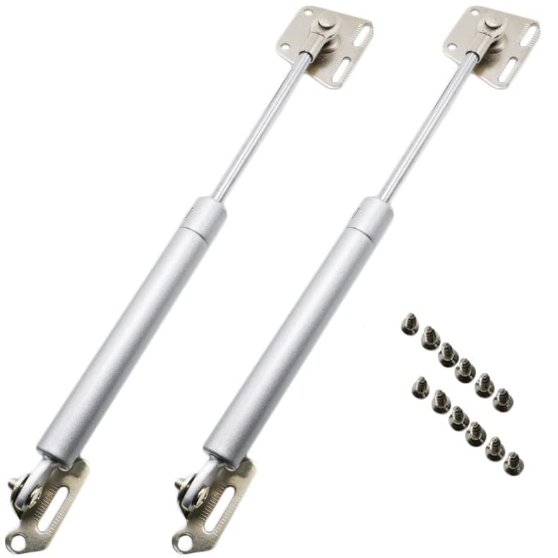 (Set of 2) 45lb / 200N Hydraulic Gas Strut Lift Support Cabinet Hinge Kitchen Cupboard Door Gas Spring Door Shocks Cabinets Hinges