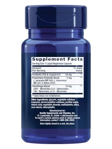 Life Extension, Florassist, GI With Phage Technology, 30 Liquid Veggie Caps