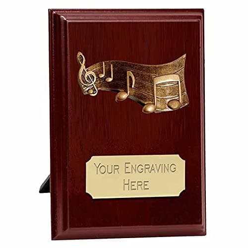 Trophies Plus Medals Vision Wooden Music Notes Plaque 12.5cm (5") FREE ENGRAVING