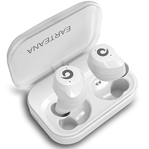 Wireless Earbuds,Touch Control Dual Wireless Earbuds & IPX7 Waterproof with Charging Box Sweatproof Bluetooth Earphones for iPhone iPad, Smartphones,Laptop,3 Hours Working Time(White)
