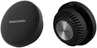 Harman Kardon Car Audio Premium Flow Component Speakers System - Deep Ceramic Composite Cones & High-Resolution Car Tweeter