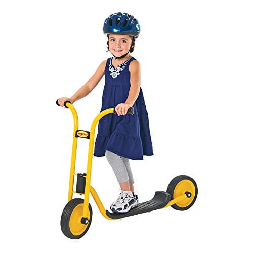 Children's Factory Angeles MyRider Mini Scooter, Yellow, AFB3664, Kids Outdoor Play Equipment, Toddler Boys or Girls Ride-On, Daycare or Preschool Playground Activity,Yellow and Black