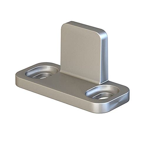 JUBEST Silver L-Guide for Sliding Barn Door Hardware Aluminum Replacement