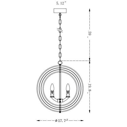 TZOE Industrial Sphere Foyer Lighting,4-Light Vintage Adjustable Orb/Globe Chandelier,Orbits 18" Modern Pendant Light,Pivoting Interlocking Rings,Adjustable Height,UL Listed