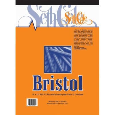 Bristol Board Pad Size: 17" x 14"