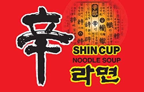 Nongshim Gourmet Spicy Shin Instant Ramen Noodle Cup, Pack of 6, Chopped Vegetables, Premium Ramen Soup Mix for Microwave