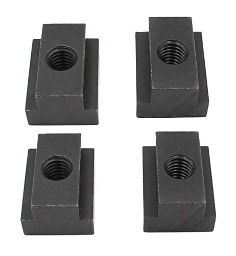 FlyingAMZ 4-Pack of Bed Rail Cleat T Slot Nuts to Tie Down Deck Rail for 2007-2018 Toyota Tundra and 2005-2018 Tacoma Bed Deck Rail Accessories,Tie Downs and Cleats, Fits Screws with 3/8-16 Thread.